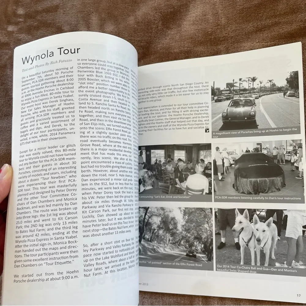 Windblown Witness Magazine Porsche Club of California October 2013